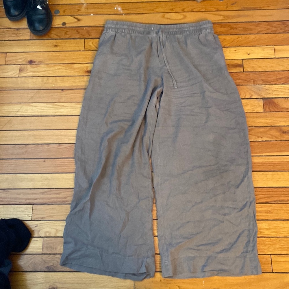 grey loose trousers SIZE L